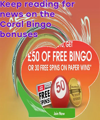 Coral bingo bonus