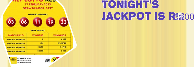 Daily lotto results for friday