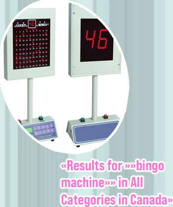 Electronic bingo machine for sale