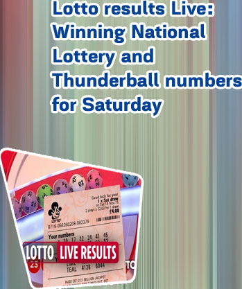 Lottery results tonight lotto