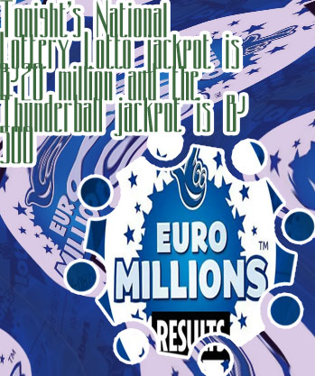 National lottery jackpot tonight