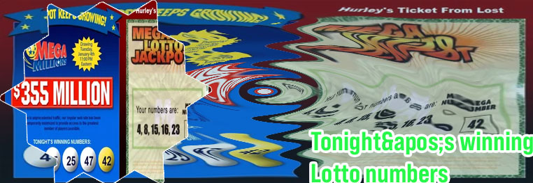 Tonight's winning lottery numbers please