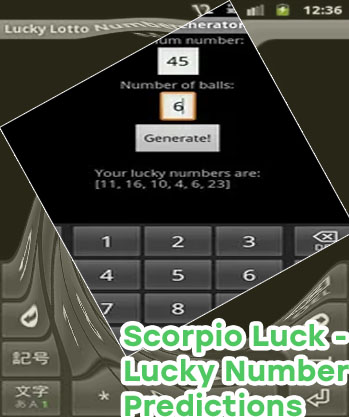 Vrishchik rashi lucky lottery number